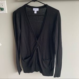 Black Loft Cardigan with pockets